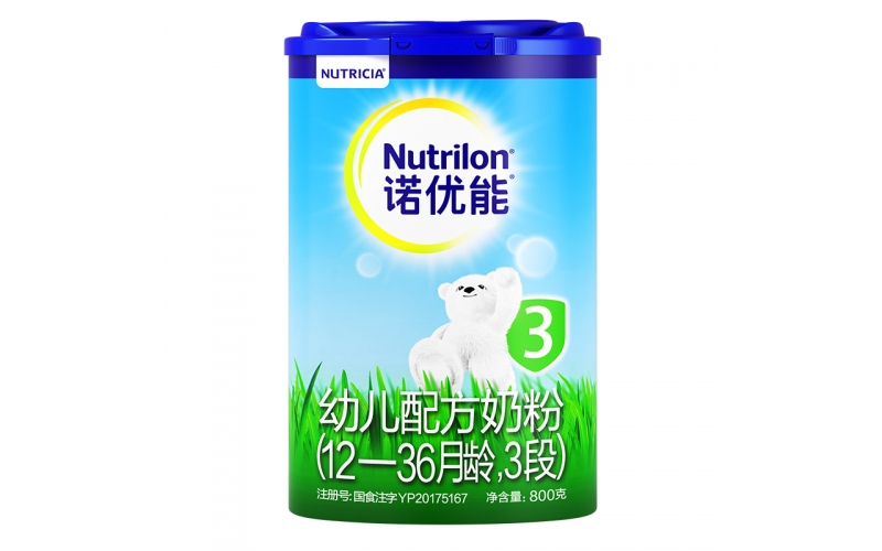 諾優(yōu)能（Nutrilon） 幼兒配方奶粉（12—36月齡，3段）800g