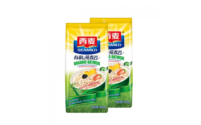 西麥 燕麥片 營養(yǎng)早餐食品 牛奶好搭檔 即食 谷物代餐麥片 谷物代餐有機麥片400g