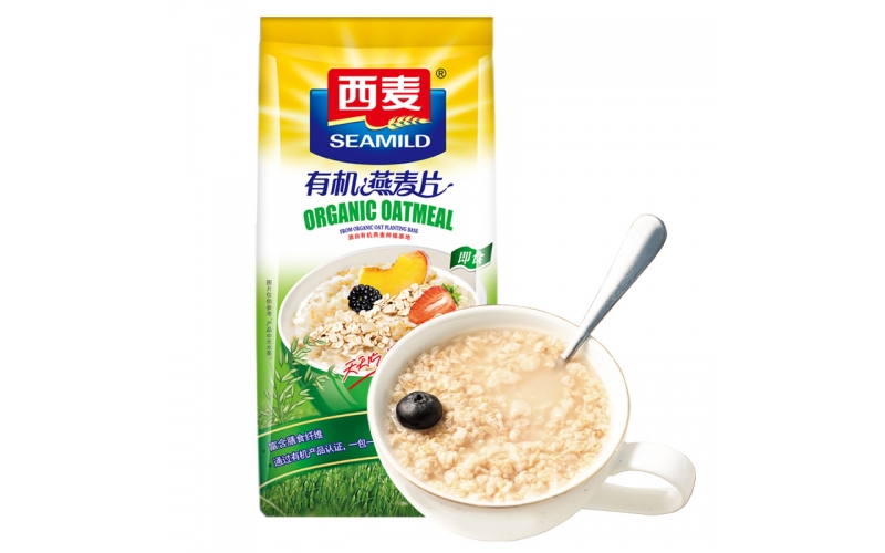 西麥 燕麥片 營養(yǎng)早餐食品 牛奶好搭檔 即食 谷物代餐麥片 谷物代餐有機麥片560g