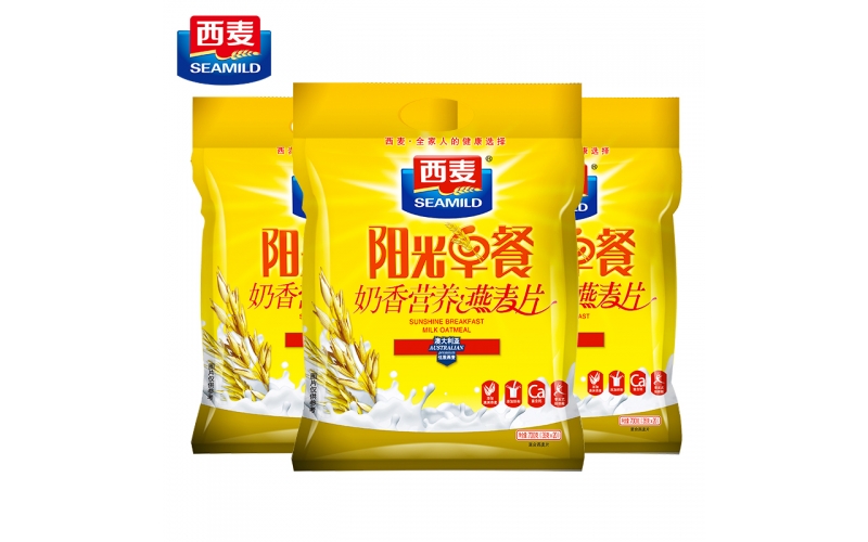 西麥 燕麥片 營養(yǎng)早餐食品 即食 陽光早餐奶香營養(yǎng) 谷物代餐麥片700g（35g-20小袋）獨立包裝