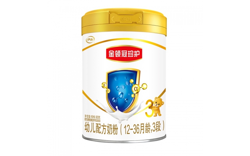伊利 金領冠珍護幼兒配方奶粉900g