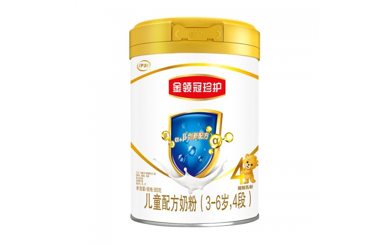 伊利奶粉 金領冠珍護系列 兒童配方奶粉 4段 900g（36-72月兒童配方奶粉）